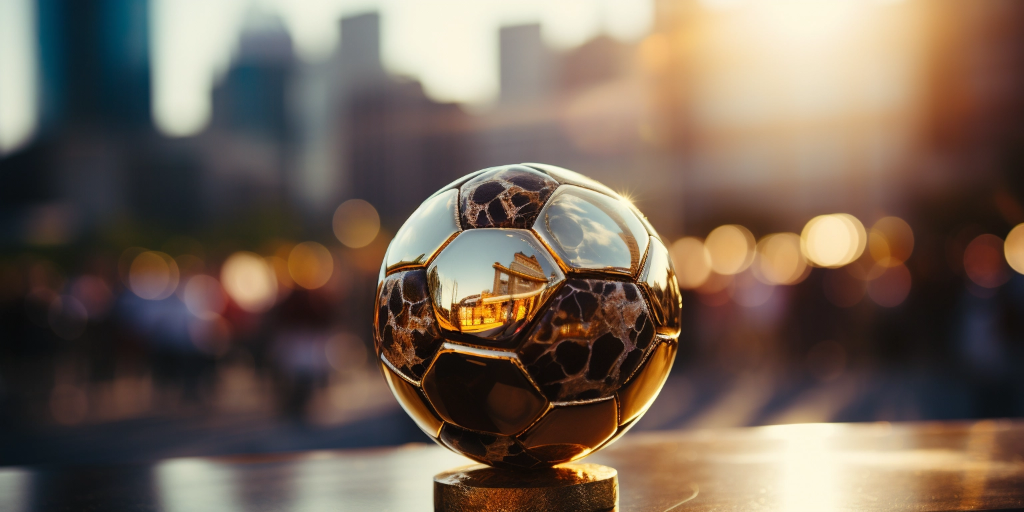 a close up of a football ball